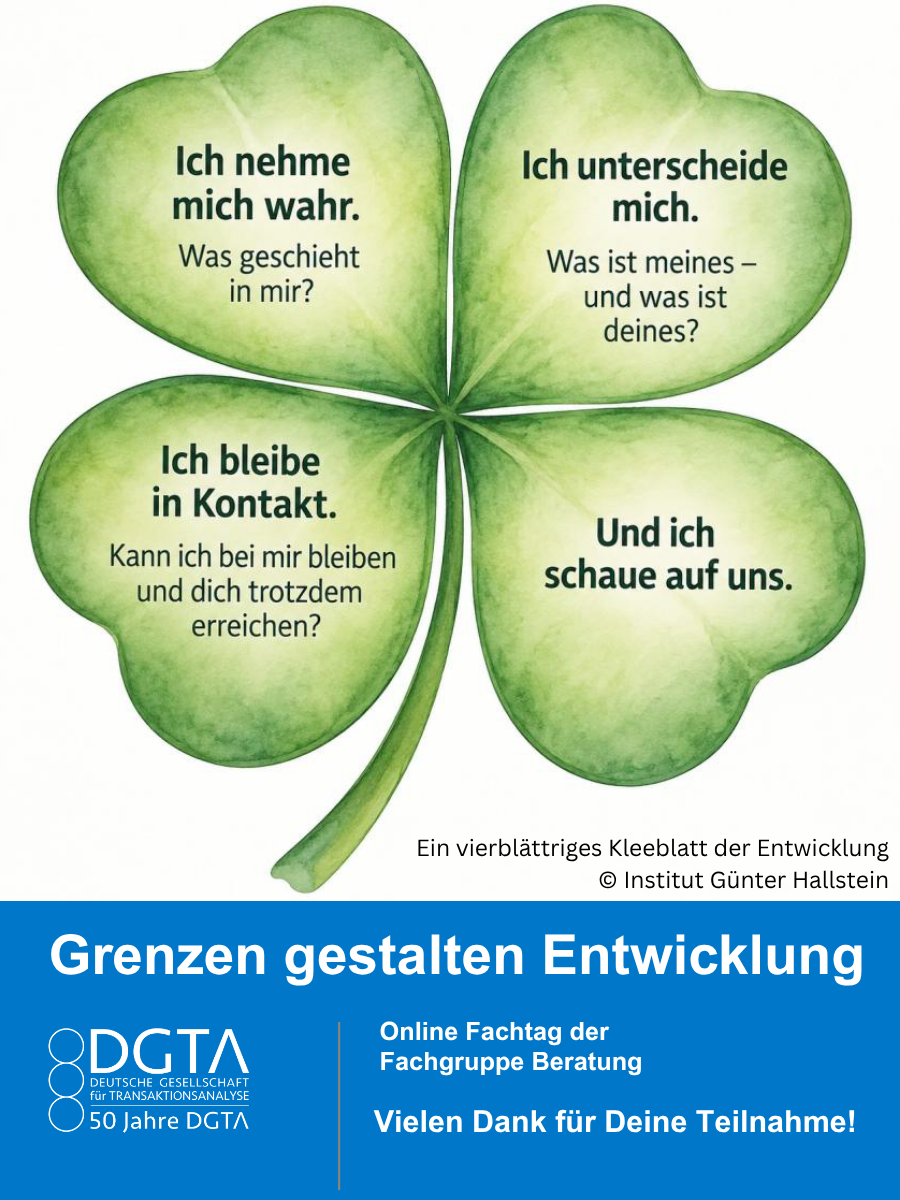 Ein vierblättriges Kleeblatt der Entwicklung vom Institut Günter Hallstein